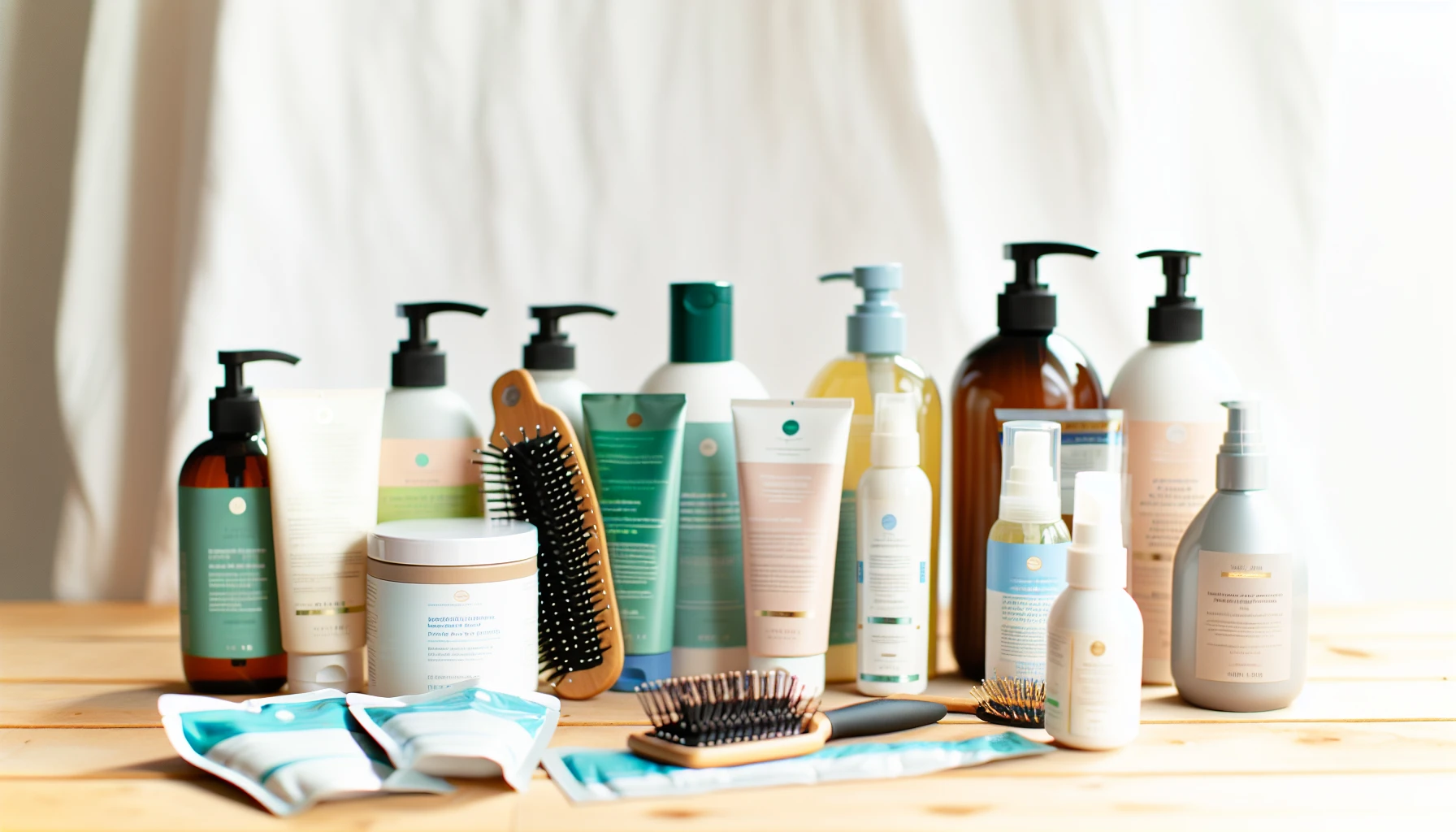 Hair care products for managing postpartum hair loss